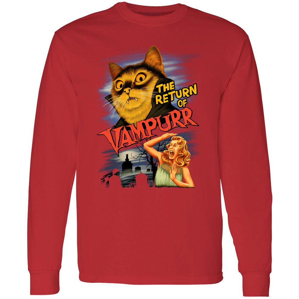 Long Sleeve T-Shirt - HH9MF6AG - Red - 14