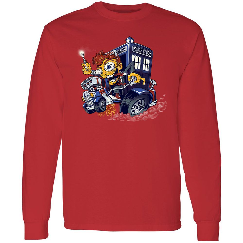 Long Sleeve T-Shirt - L6JUGJME - Red - 14