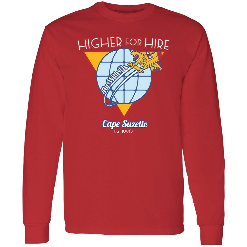Long Sleeve T-Shirt - HYNJQ89R - Red - 14
