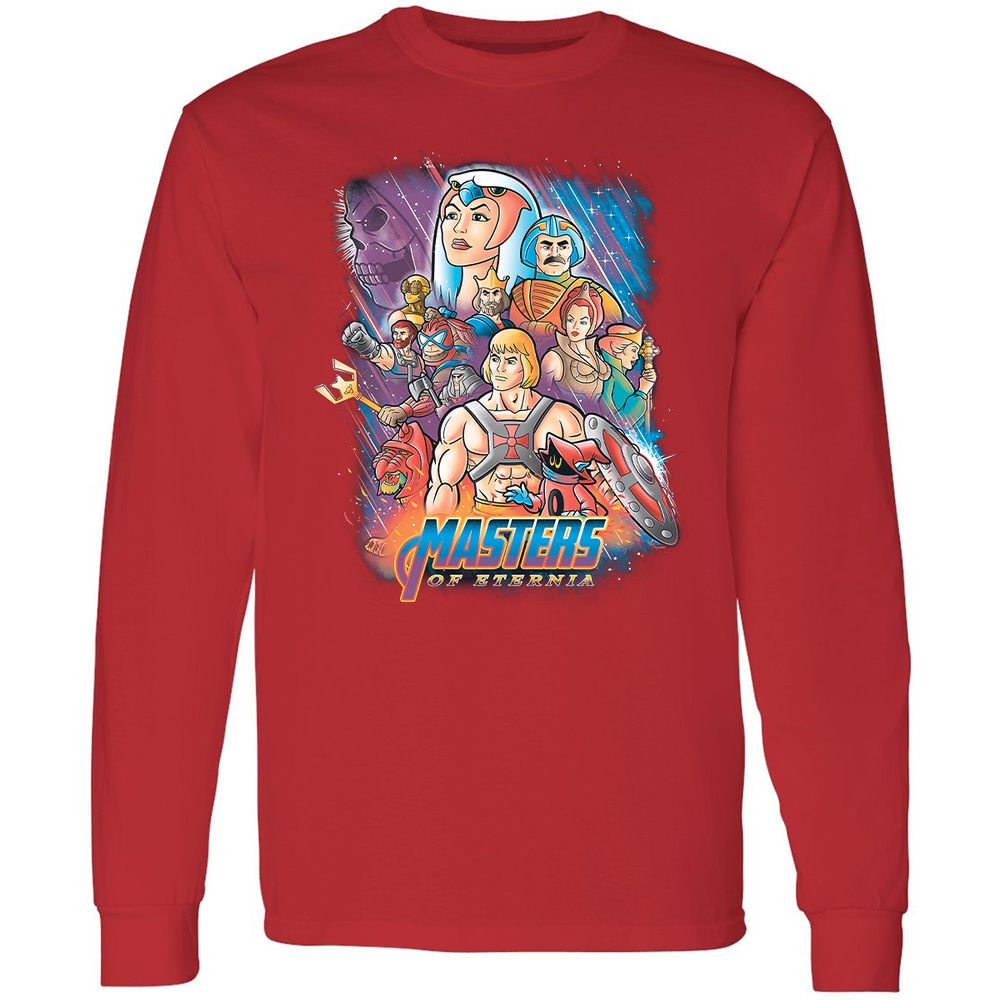 Long Sleeve T-Shirt - 4YBNUX9K - Red - 14