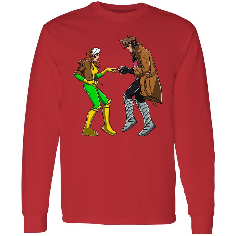 Long Sleeve T-Shirt - SDQ8CXQ4 - Red - 14