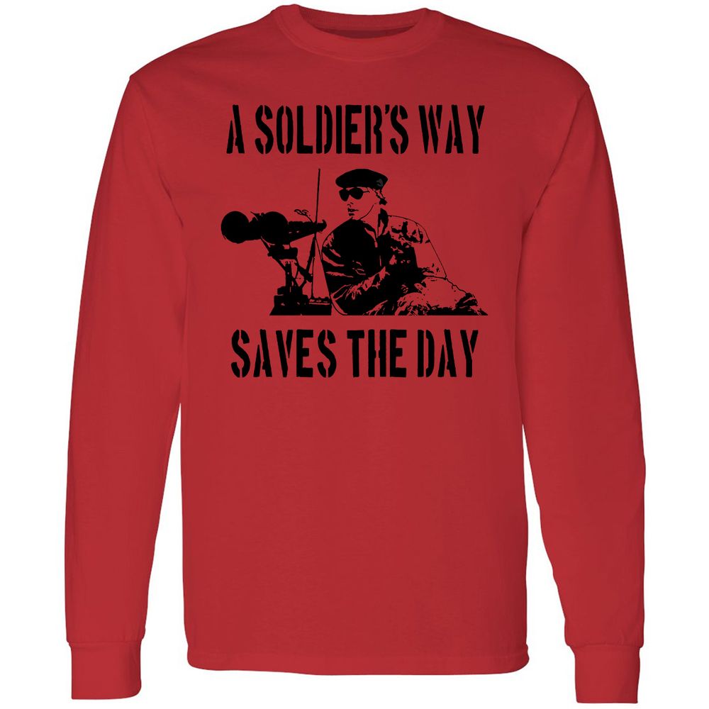 Long Sleeve T-Shirt - LBYWA434 - Red - 14