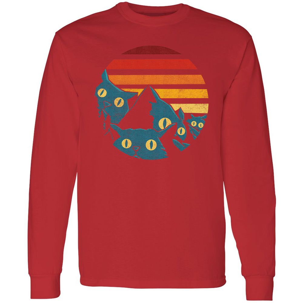 Long Sleeve T-Shirt - 2WPDHHFZ - Red - 14