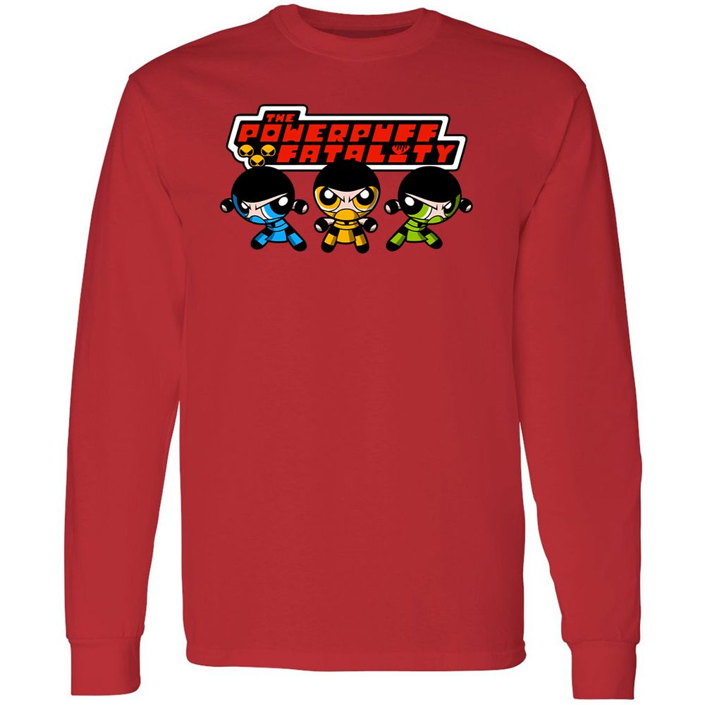 Long Sleeve T-Shirt - QPYDRZFX - Red - 14