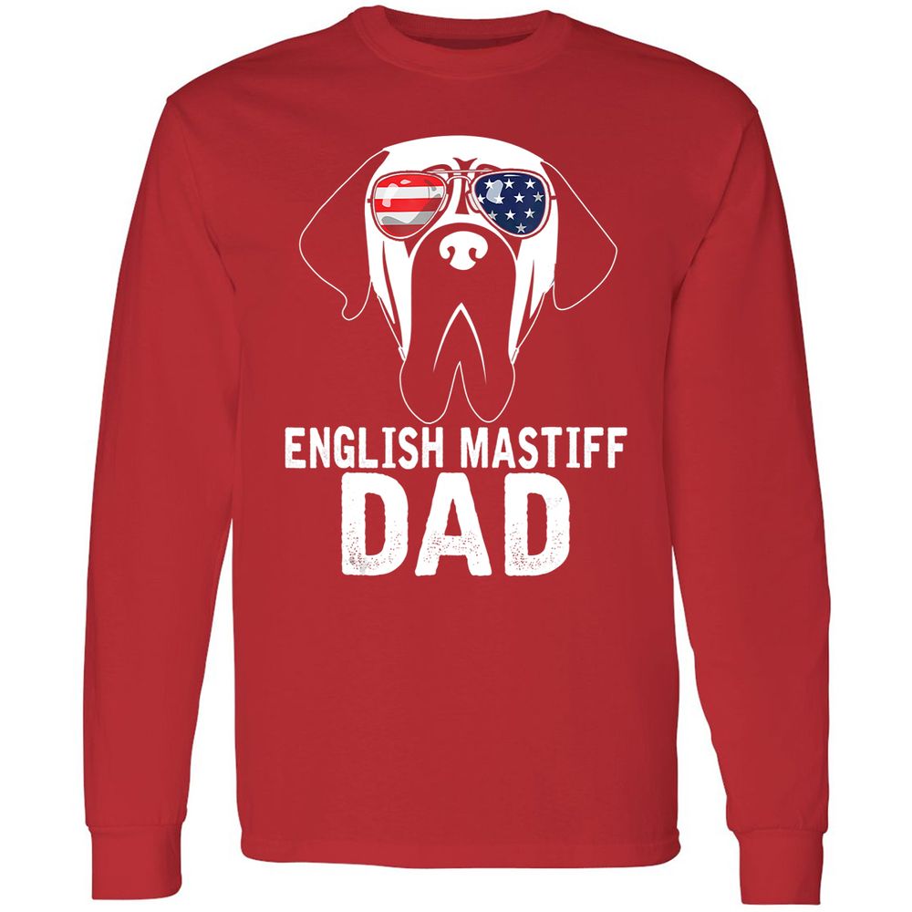 Long Sleeve T-Shirt - TQFSYUX4 - Red - 14