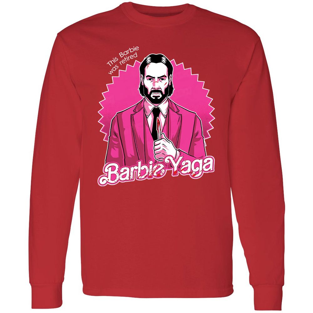 Long Sleeve T-Shirt - 7D5ESMQN - Red - 14