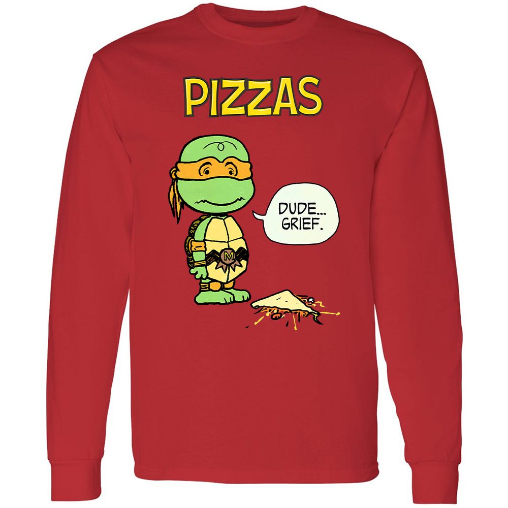 Long Sleeve T-Shirt - FZQWQ17H - Red - 14