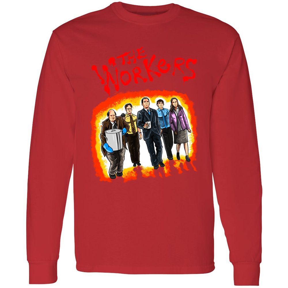 Long Sleeve T-Shirt - 4GGLNRB1 - Red - 14