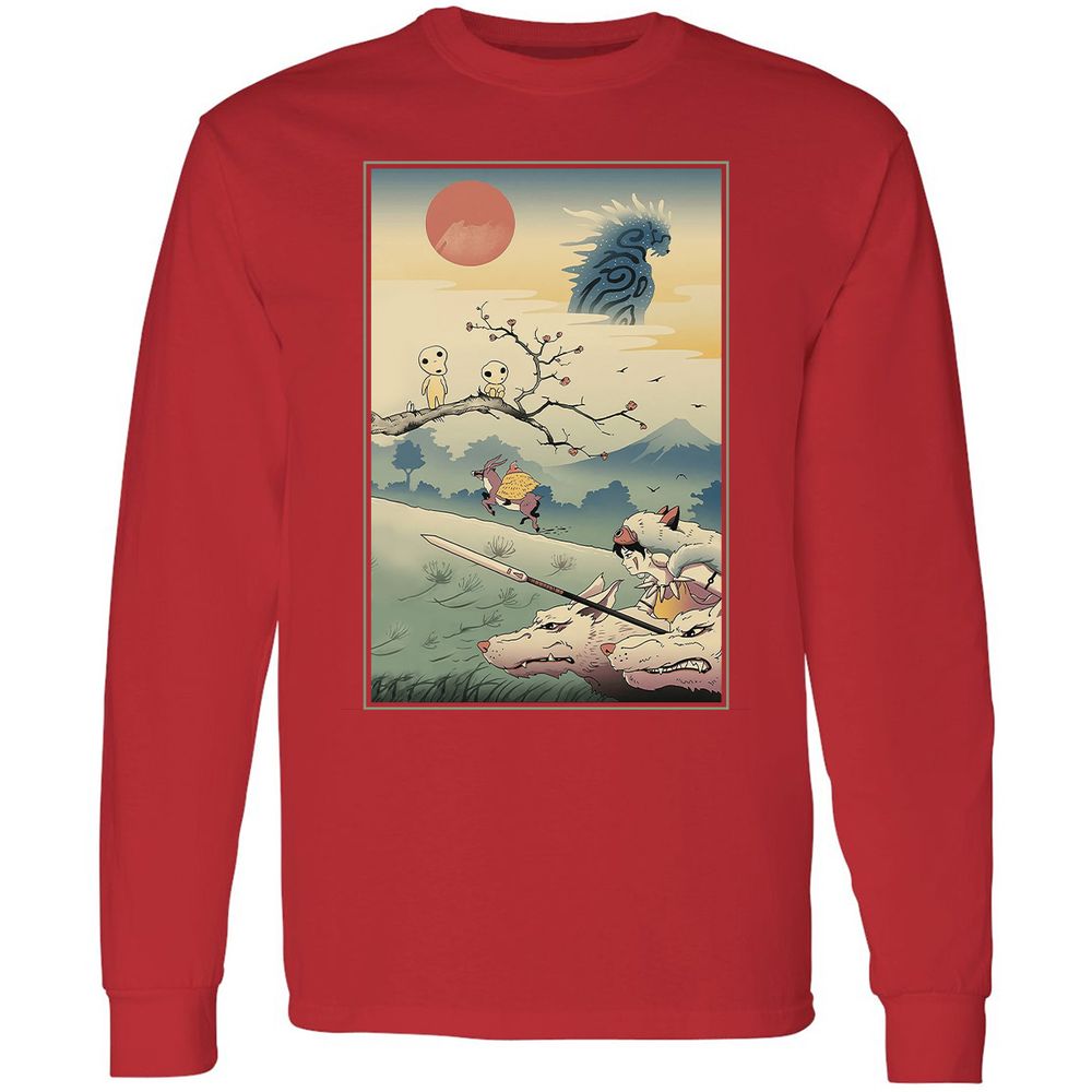 Long Sleeve T-Shirt - PAYPZ1E5 - Red - 14