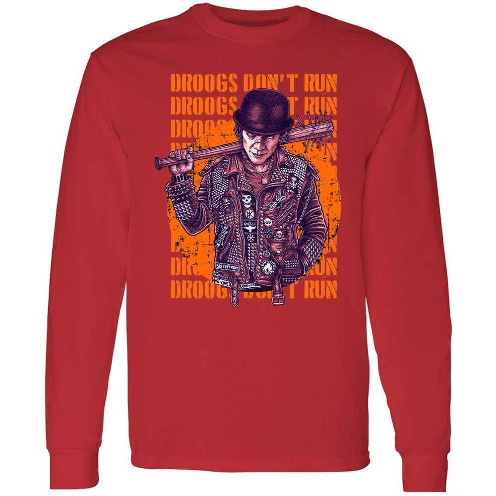 Long Sleeve T-Shirt - QS2Q8NZ2 - Red - 14