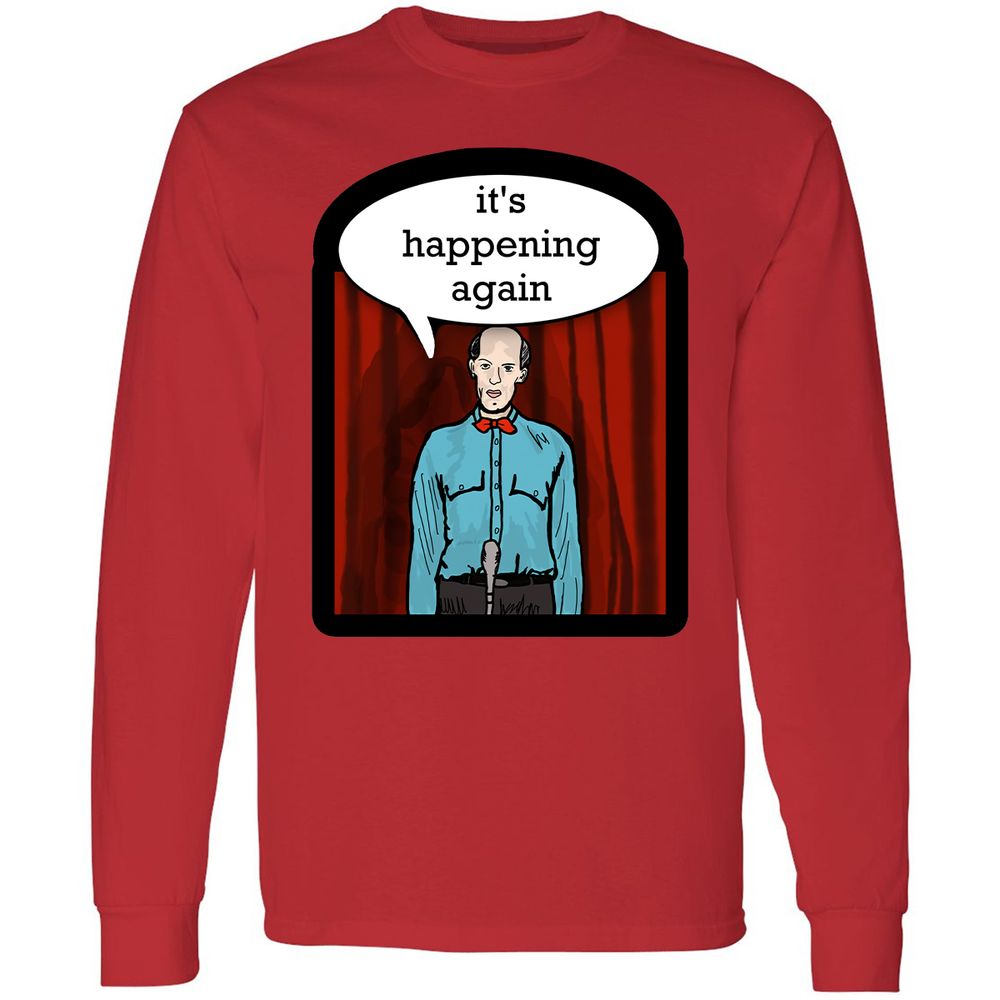 Long Sleeve T-Shirt - TQ6CNM9N - Red - 14