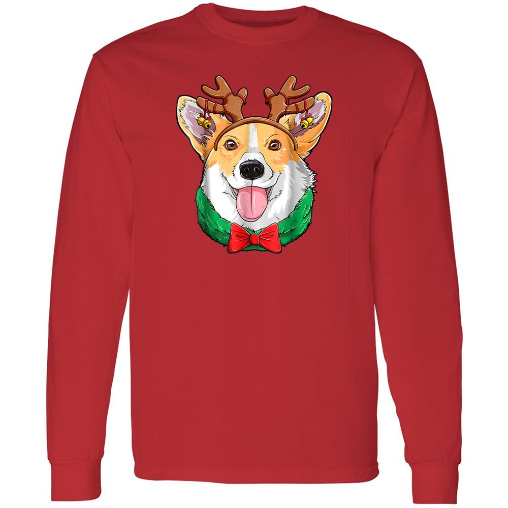 Long Sleeve T-Shirt - QGGBVF6A - Red - 14