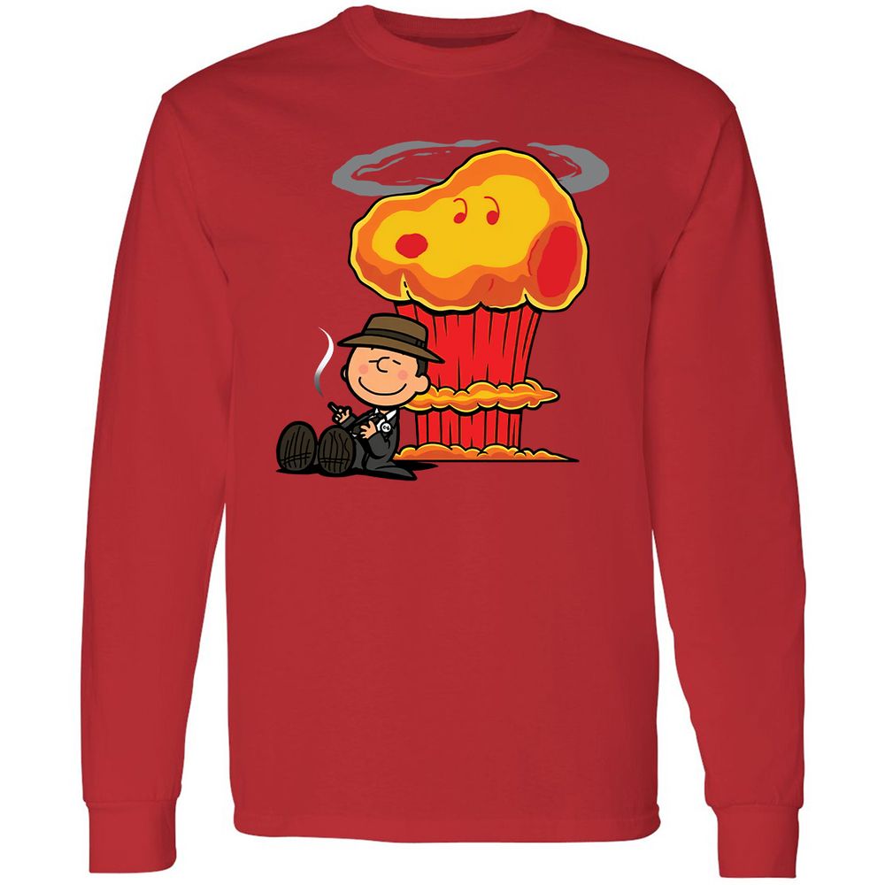 Long Sleeve T-Shirt - 3CUQQ5U8 - Red - 14
