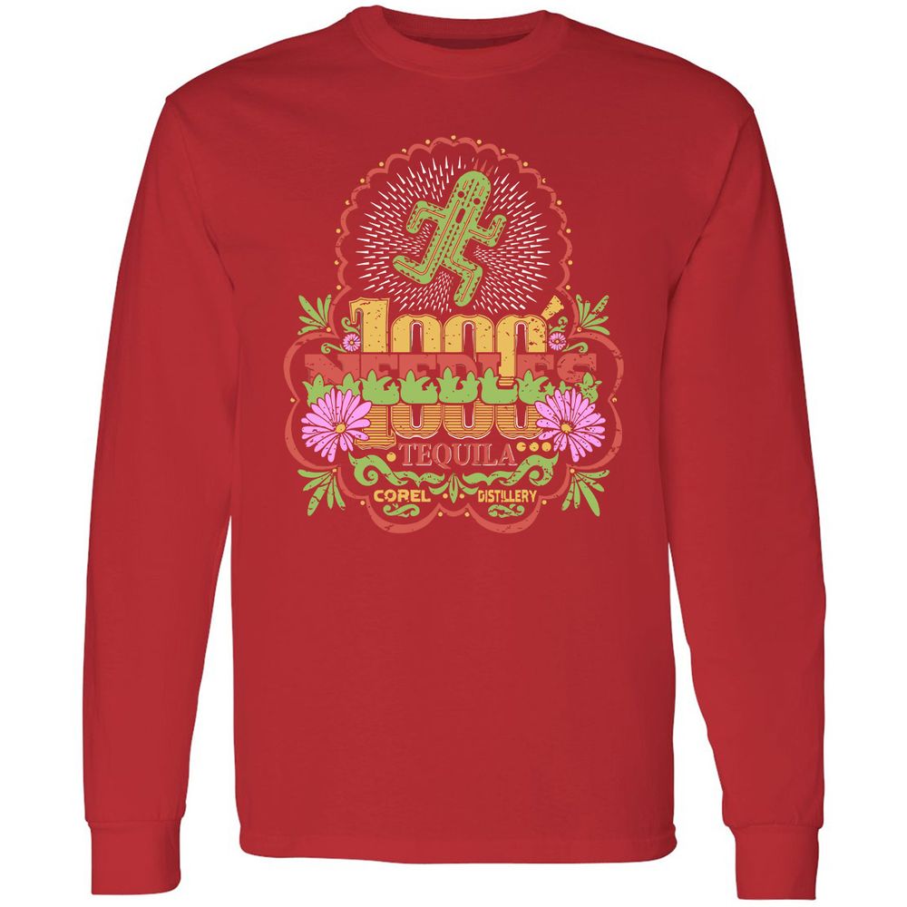 Long Sleeve T-Shirt - J9VZENGM - Red - 14
