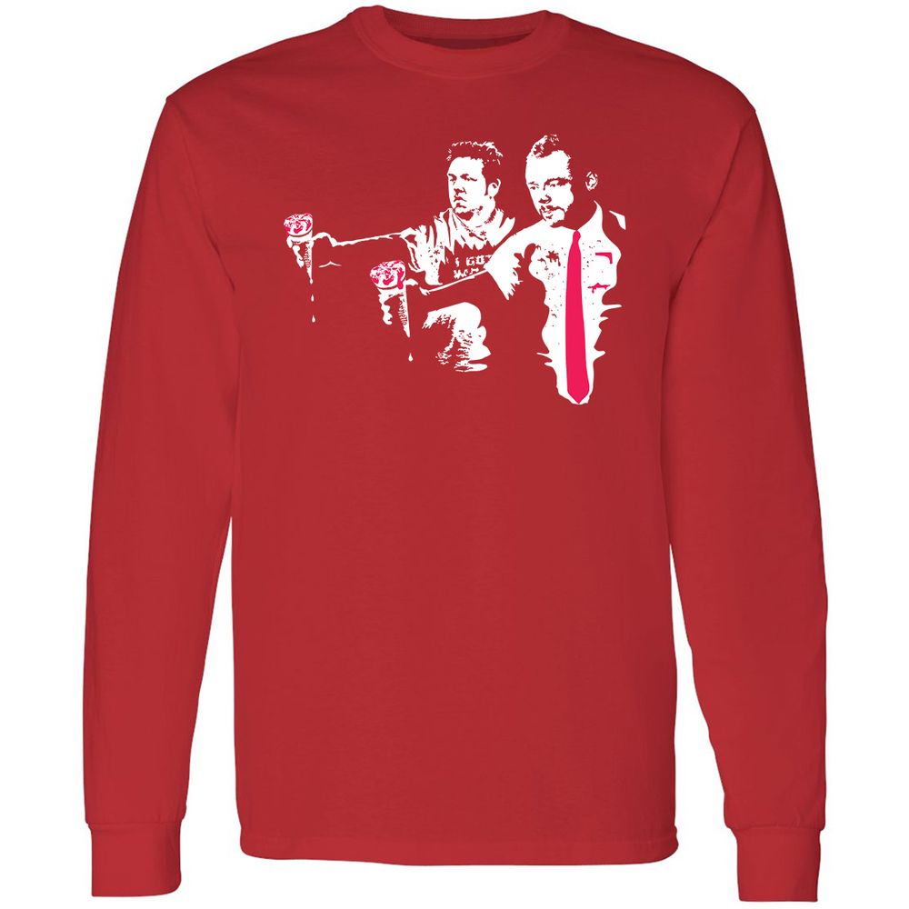 Long Sleeve T-Shirt - KSS7Y5CZ - Red - 14