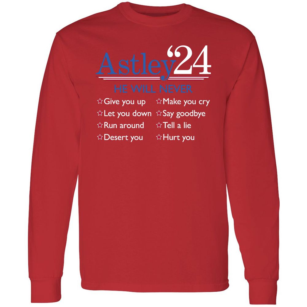 Long Sleeve T-Shirt - DUB4MA86 - Red - 14