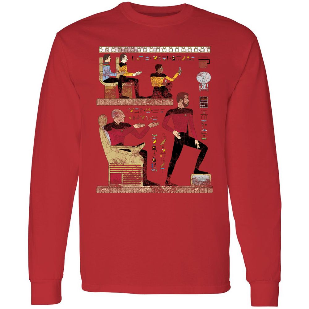 Long Sleeve T-Shirt - CT7ZJ1X4 - Red - 14