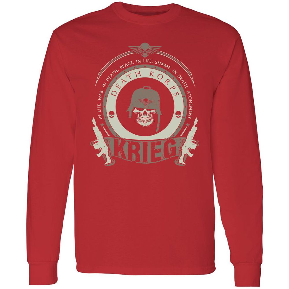 Long Sleeve T-Shirt - BWVGL7TS - Red - 14