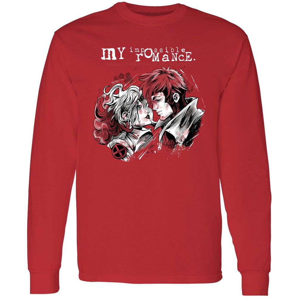 Long Sleeve T-Shirt - 3PHUSX2K - Red - 14