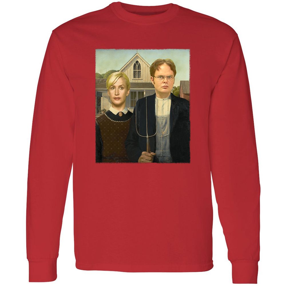 Long Sleeve T-Shirt - JJDY3QPW - Red - 14