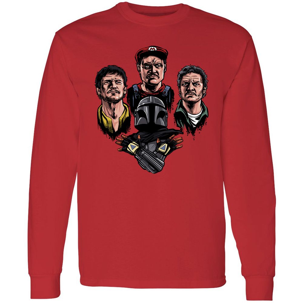 Long Sleeve T-Shirt - HLE7SVH1 - Red - 14