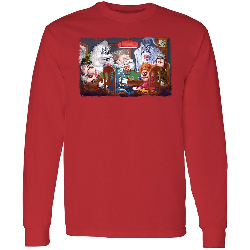 Long Sleeve T-Shirt - M5FVMF97 - Red - 14