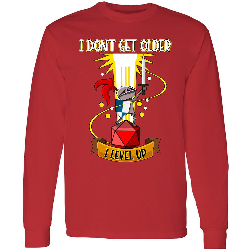 Long Sleeve T-Shirt - XBU7SRRD - Red - 14