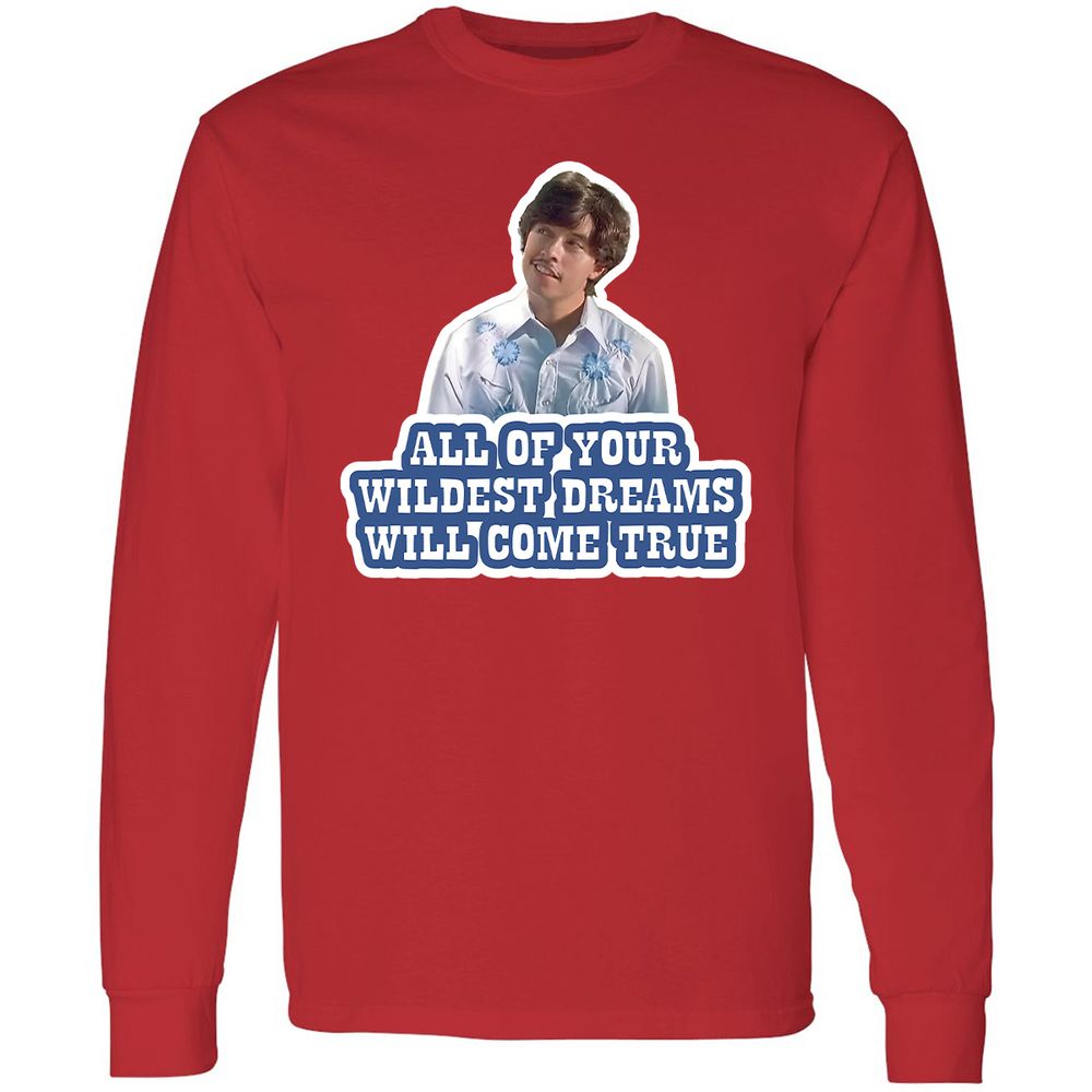 Long Sleeve T-Shirt - 3ZKD3MXL - Red - 14