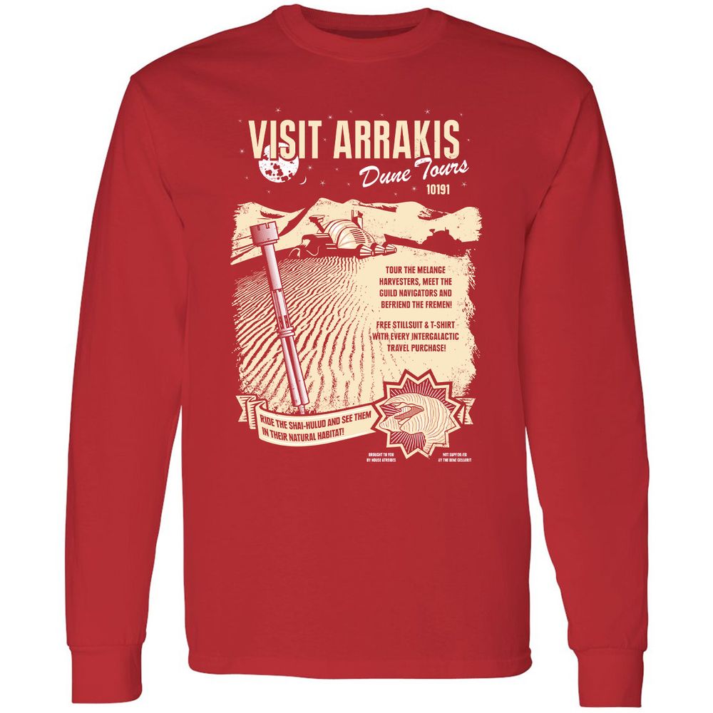 Long Sleeve T-Shirt - NXQNHXC7 - Red - 14