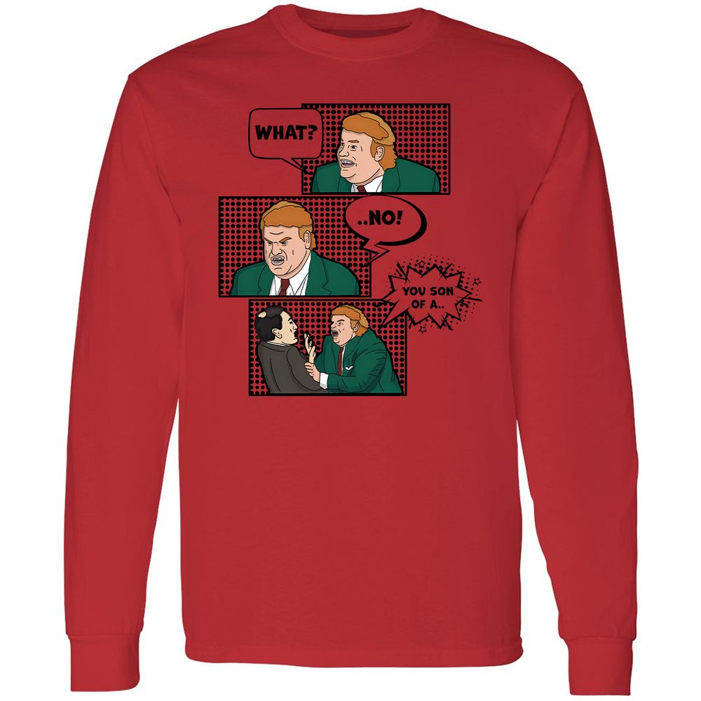 Long Sleeve T-Shirt - WTS3KJ95 - Red - 14