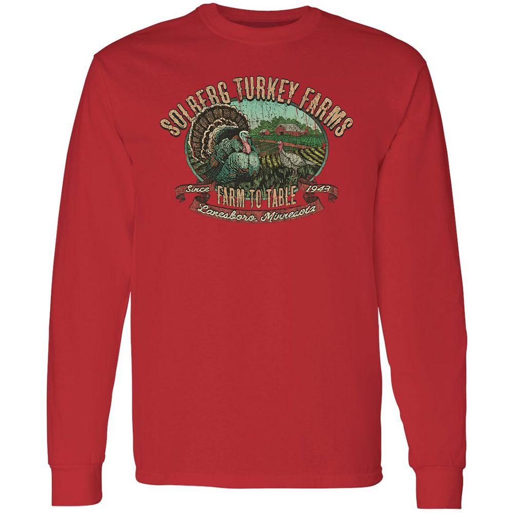 Vintage Turkey Farm Thanksgiving - Red - 14