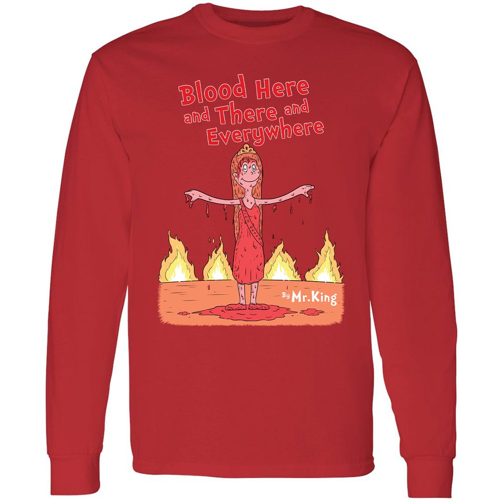 Long Sleeve T-Shirt - T9FHDWHL - Red - 14