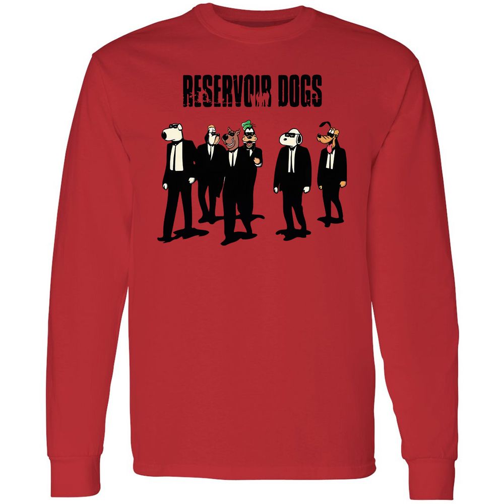 Long Sleeve T-Shirt - M7XVQ8DG - Red - 14