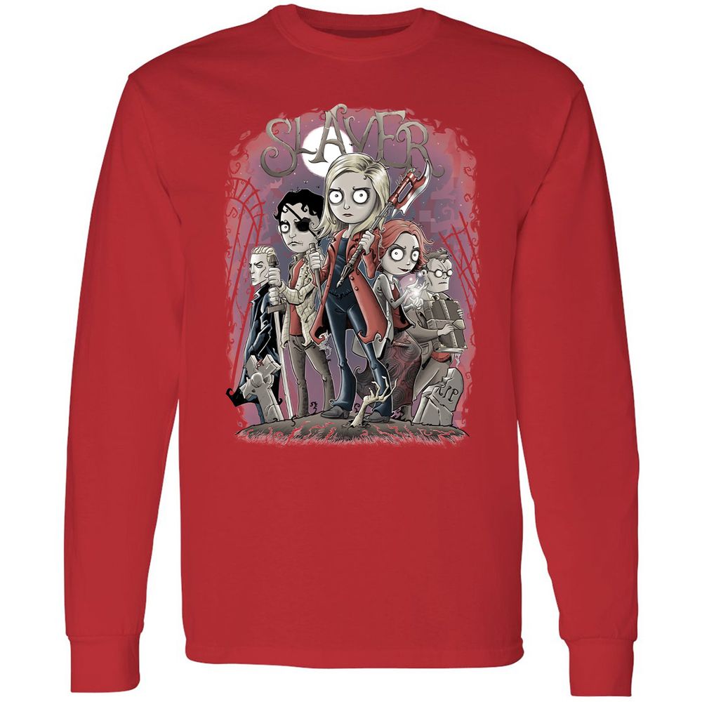 Long Sleeve T-Shirt - 6CUDQMPZ - Red - 14