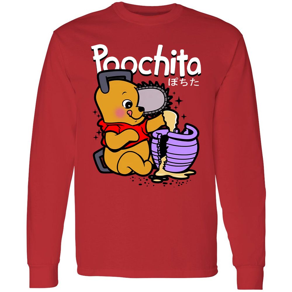 Long Sleeve T-Shirt - J7M3LAT7 - Red - 14