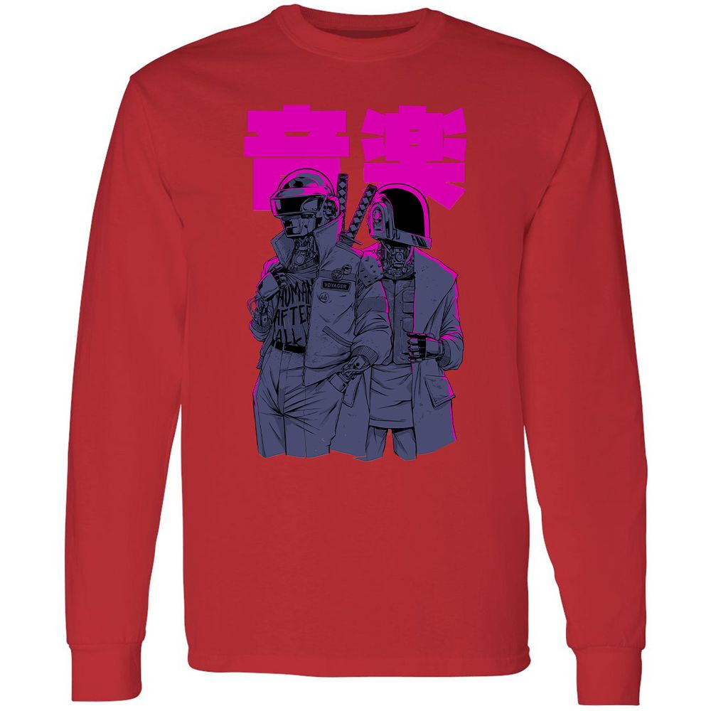 Long Sleeve T-Shirt - 4HSVJVN9 - Red - 14