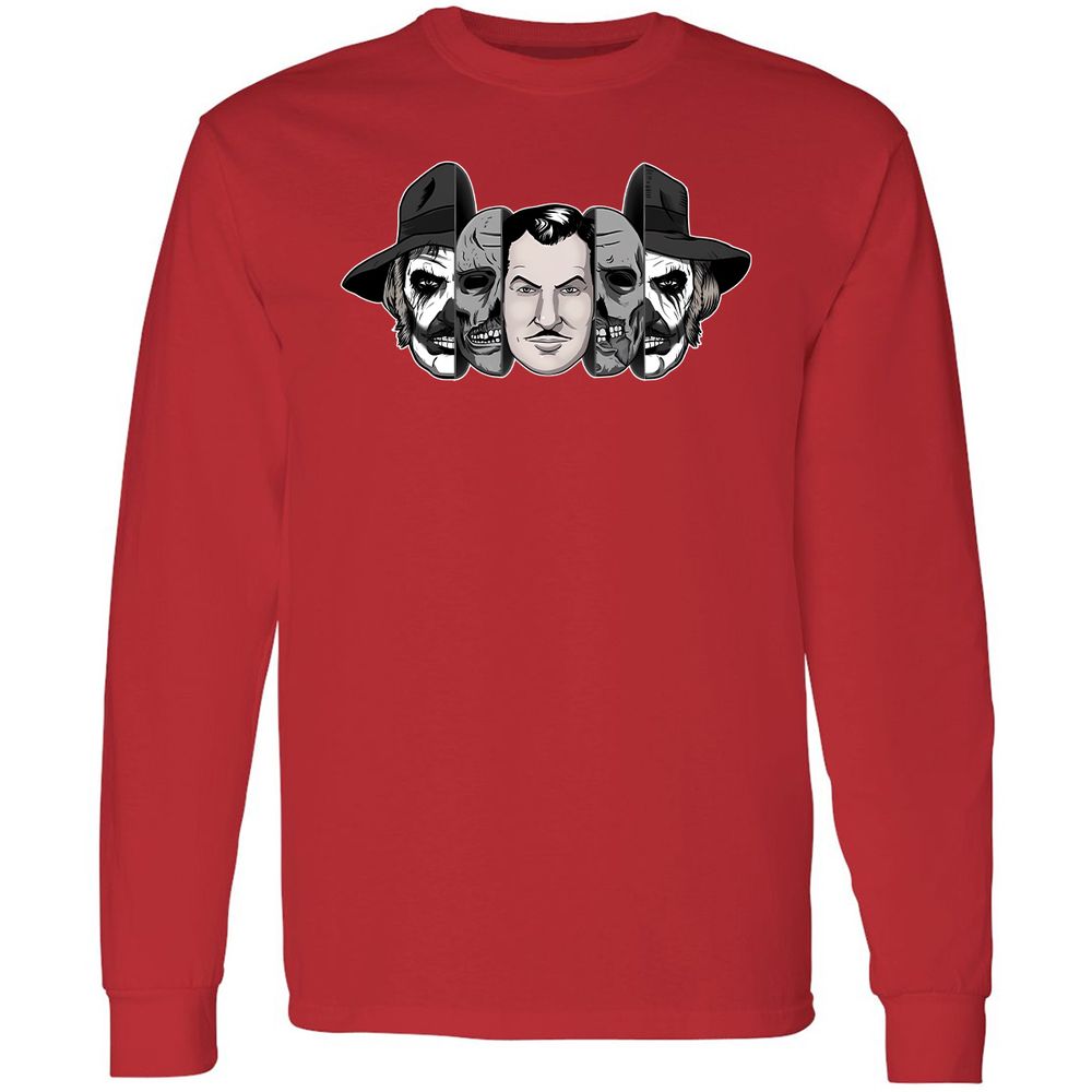 Long Sleeve T-Shirt - WVCRRGX6 - Red - 14