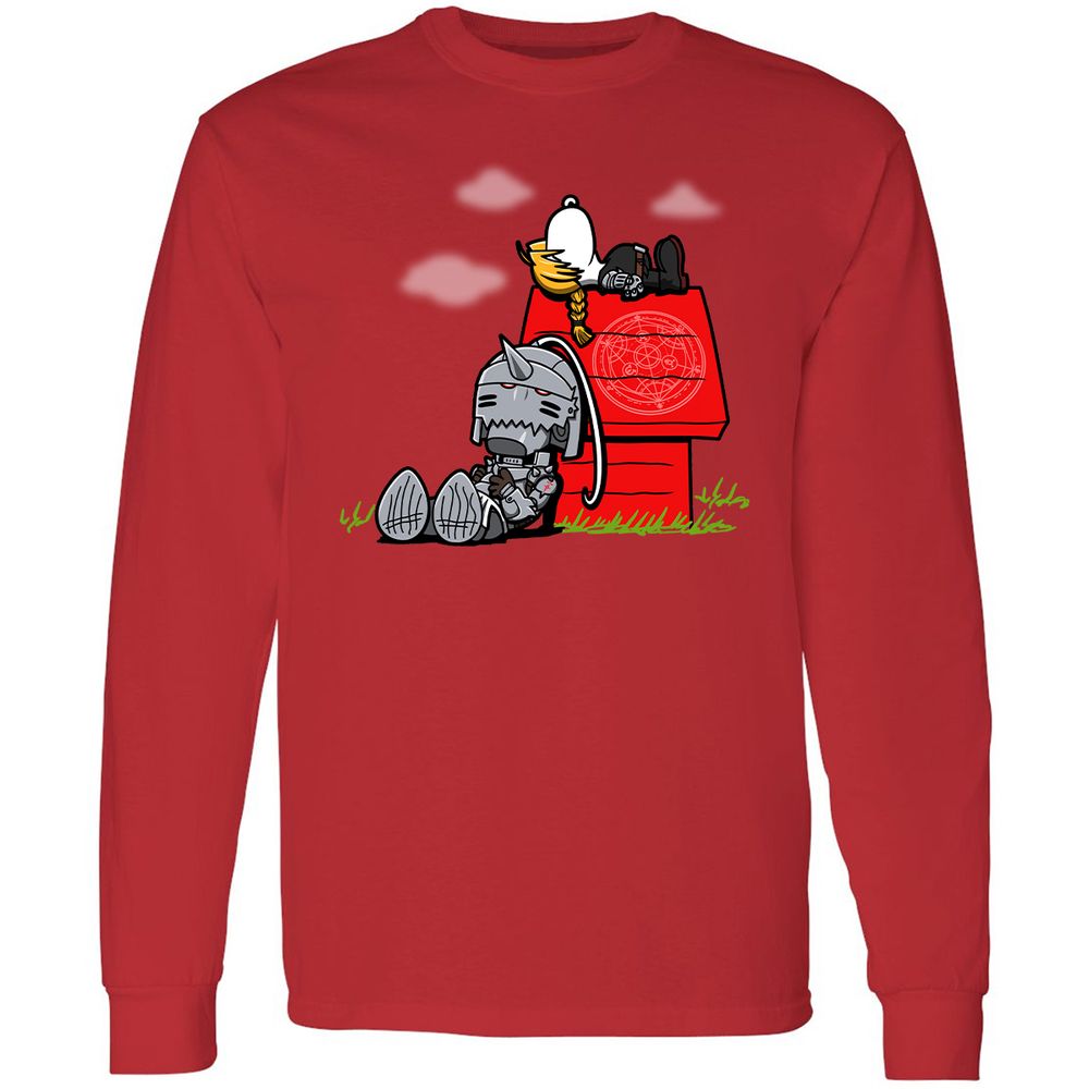 Long Sleeve T-Shirt - 2Q6ULEG9 - Red - 14