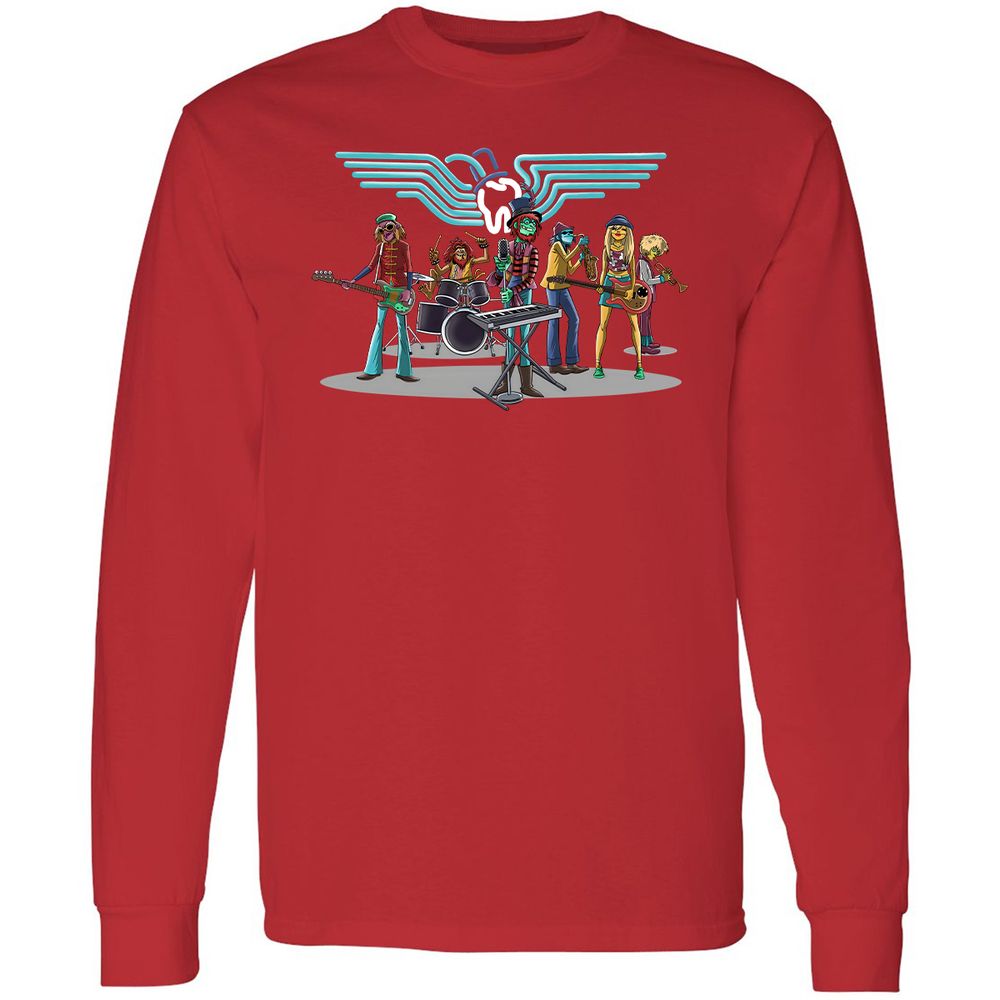 Long Sleeve T-Shirt - F1ZGCY2D - Red - 14