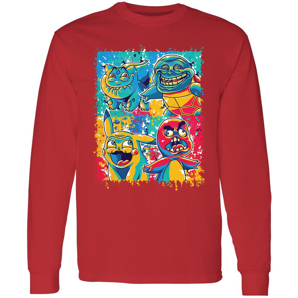 Long Sleeve T-Shirt - PGAH3C36 - Red - 14