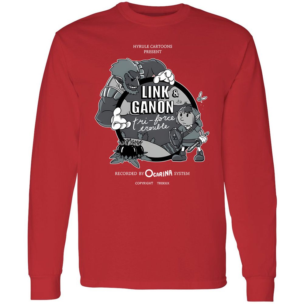 Long Sleeve T-Shirt - FDL9J2FV - Red - 14