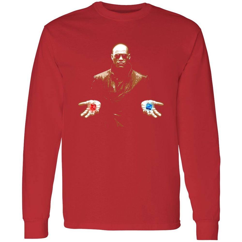 Long Sleeve T-Shirt - 81RBJL3U - Red - 14