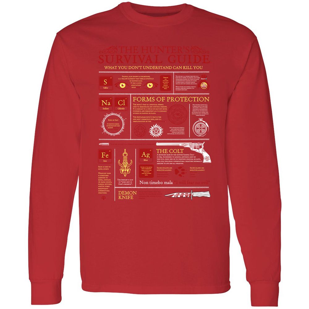 Long Sleeve T-Shirt - 74P9ET9K - Red - 14