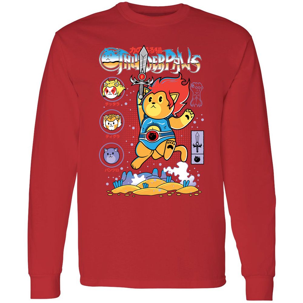 Long Sleeve T-Shirt - QCD74SLU - Red - 14