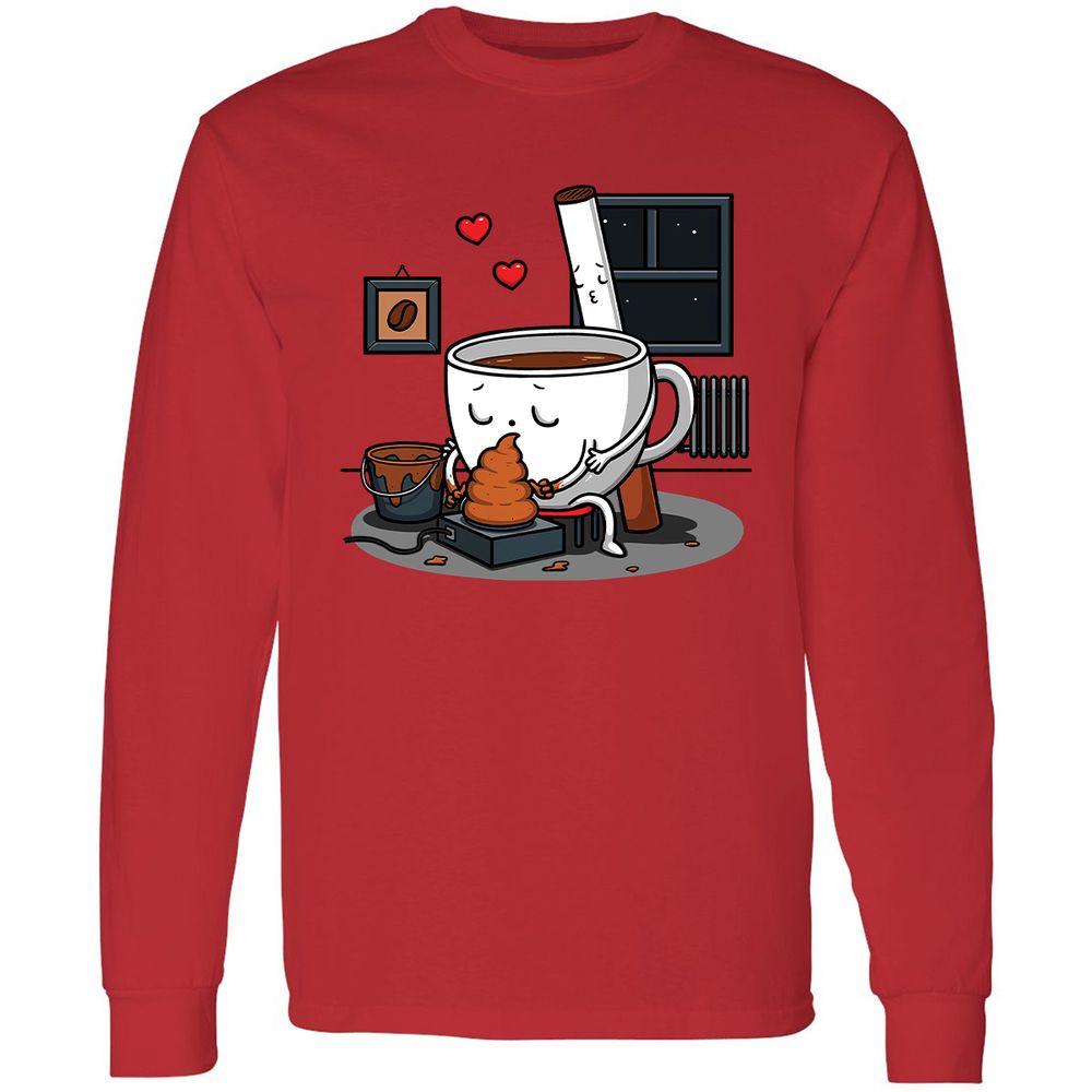 Long Sleeve T-Shirt - G1G8UFGU - Red - 14
