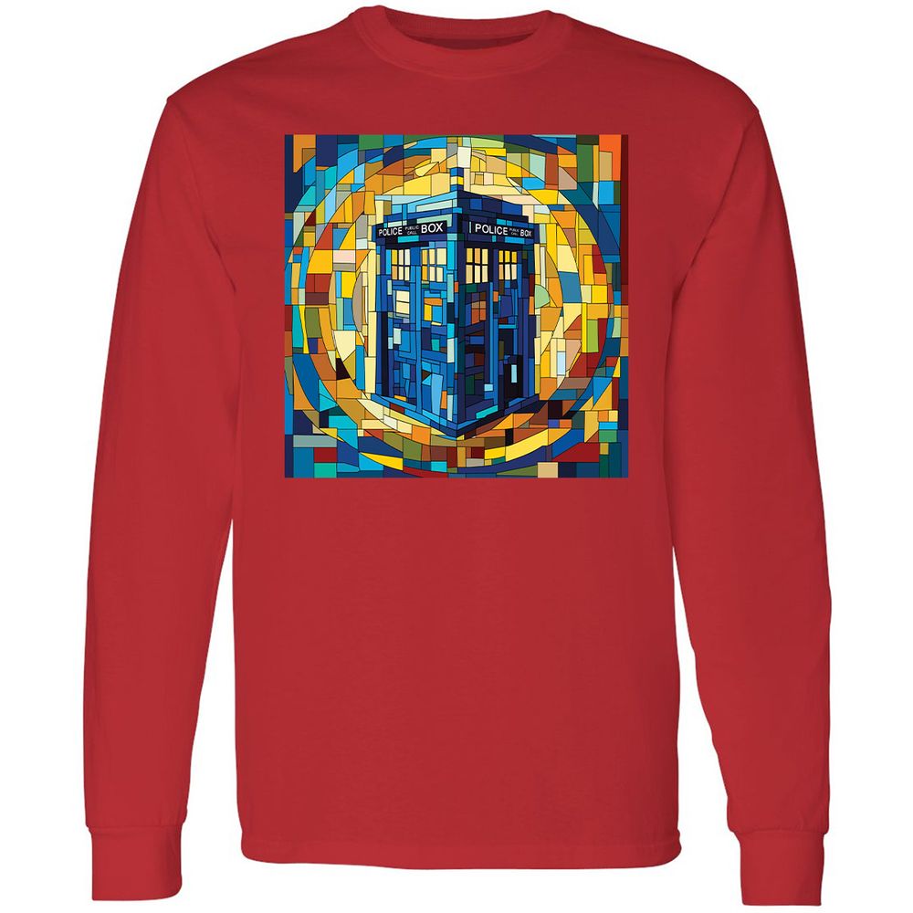 Long Sleeve T-Shirt - AVCM6SFA - Red - 14