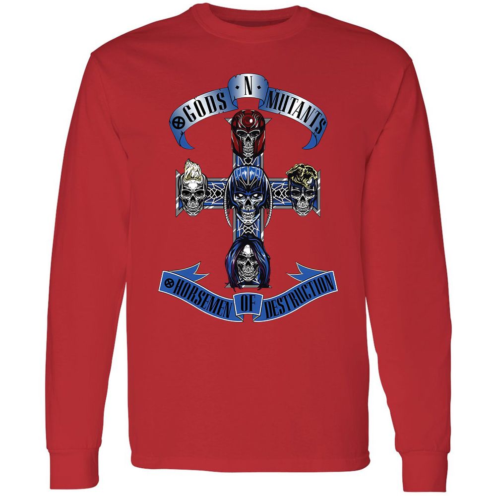 Long Sleeve T-Shirt - W8AGC5TT - Red - 14