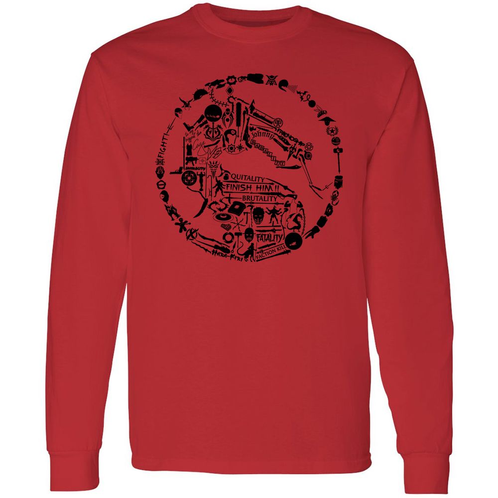 Long Sleeve T-Shirt - 7K4YQV4T - Red - 14