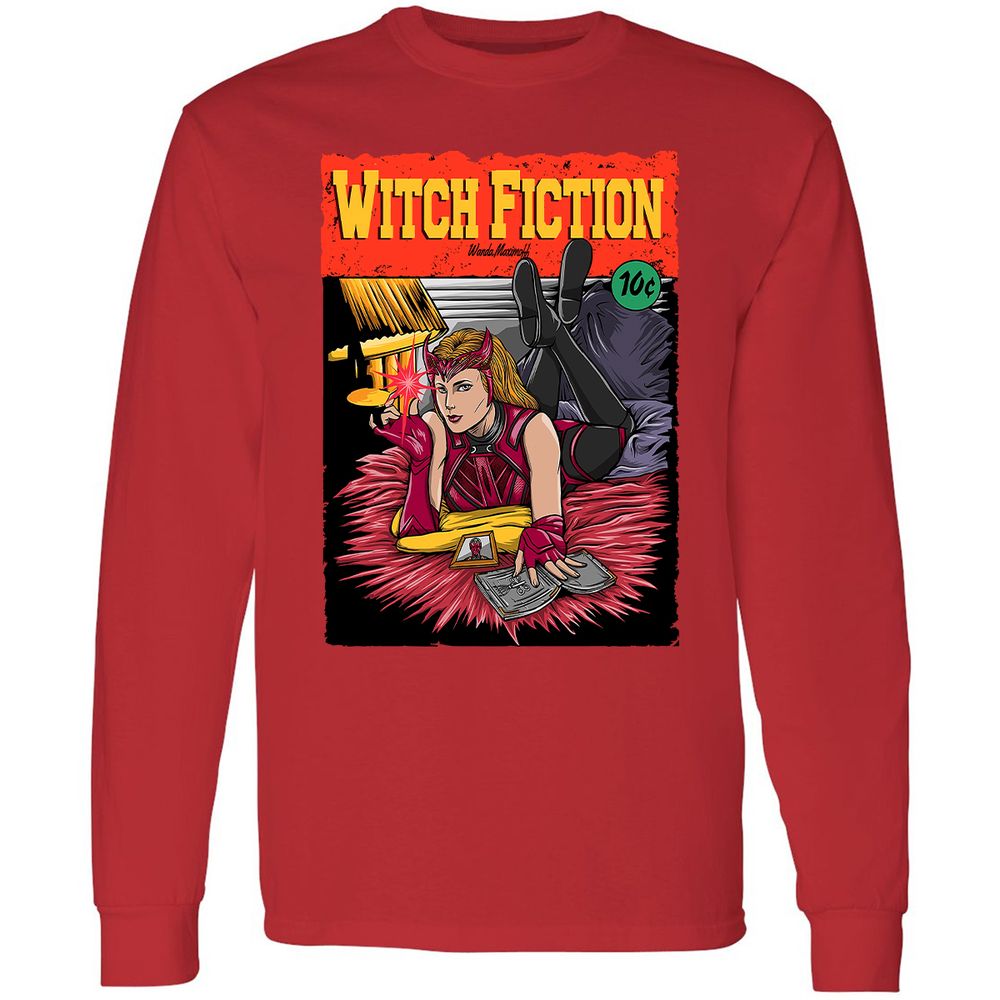 Long Sleeve T-Shirt - 7C43HHSK - Red - 14