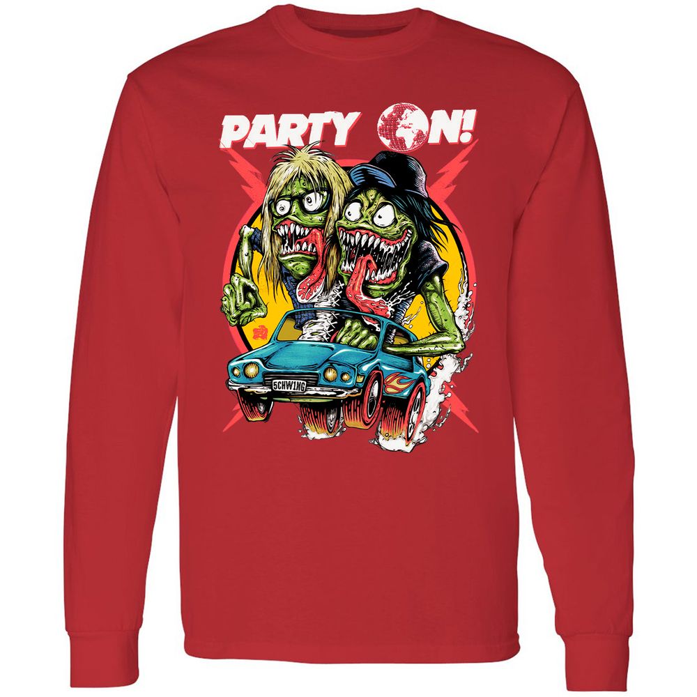 Long Sleeve T-Shirt - 3YXDY7UY - Red - 14